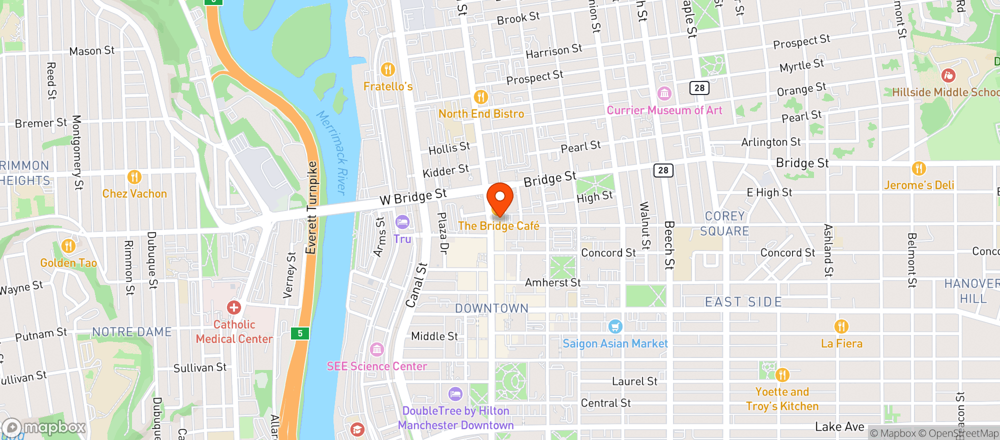 Map showing Mcgarveys Inc