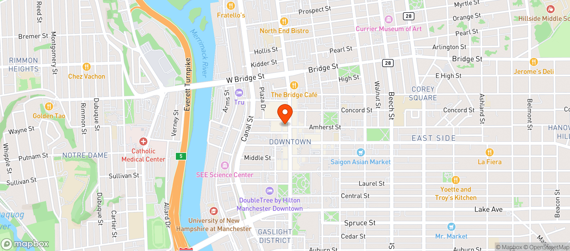 Map showing Castros Backroom Iii