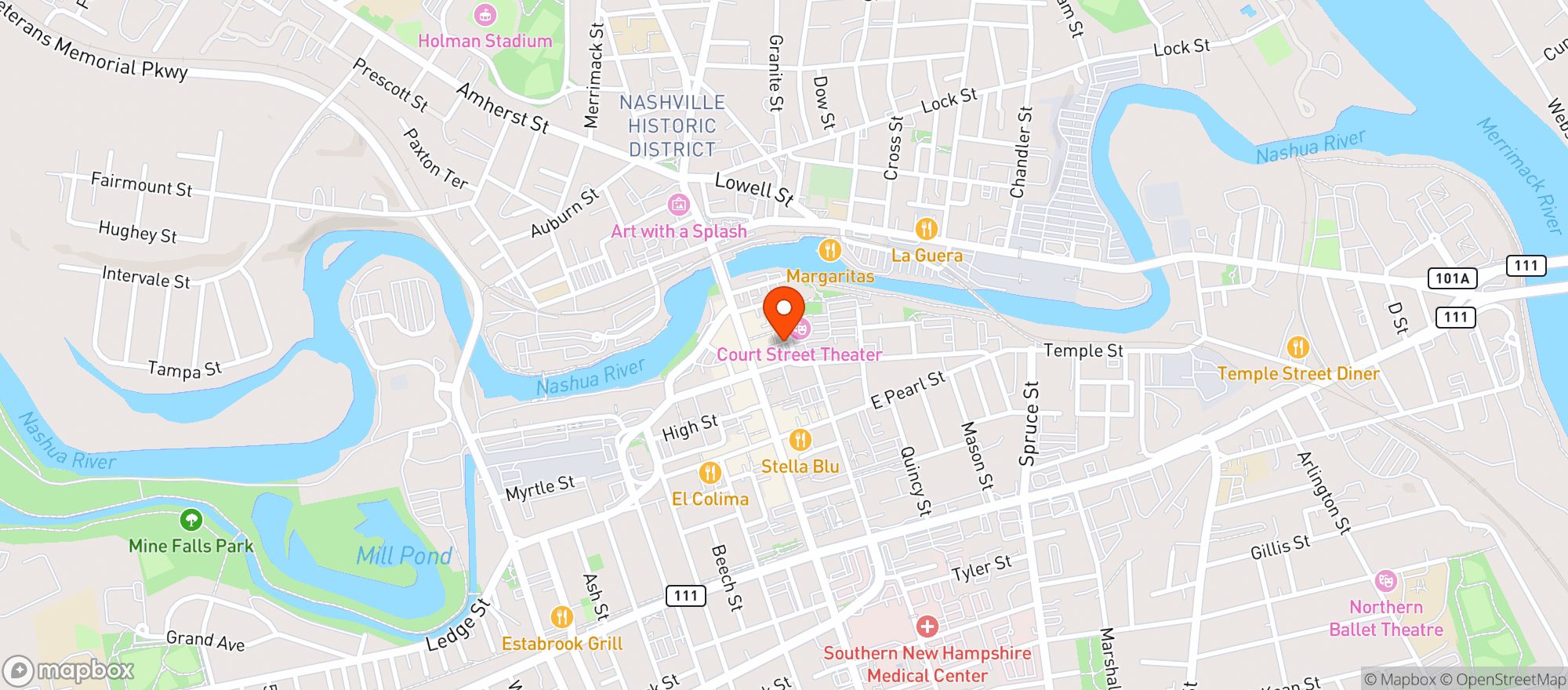 Map showing Casey Magees