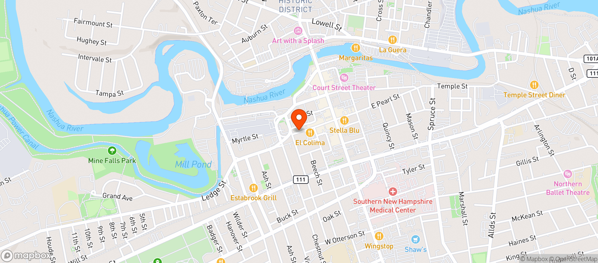 Map showing Punthai Kitchen