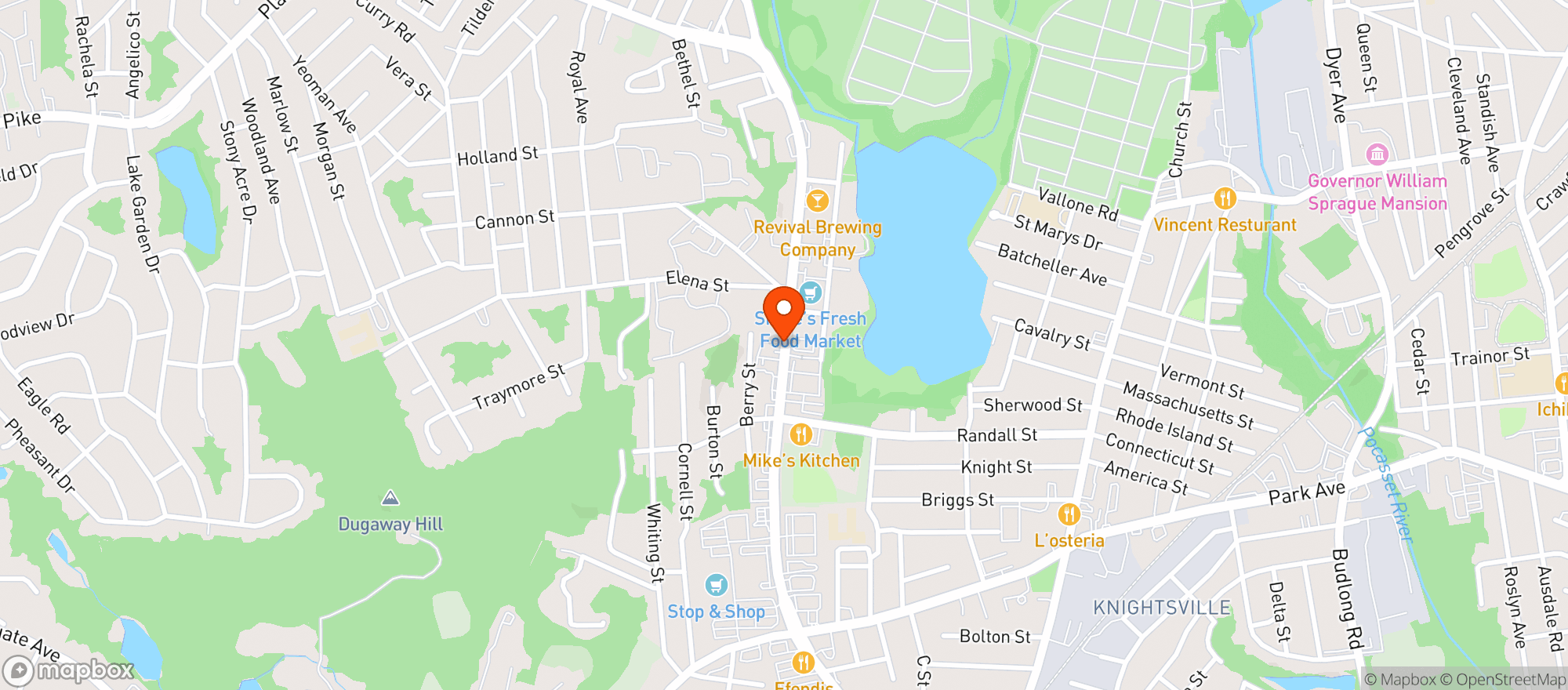 Map showing Atwood Wine & Spirits