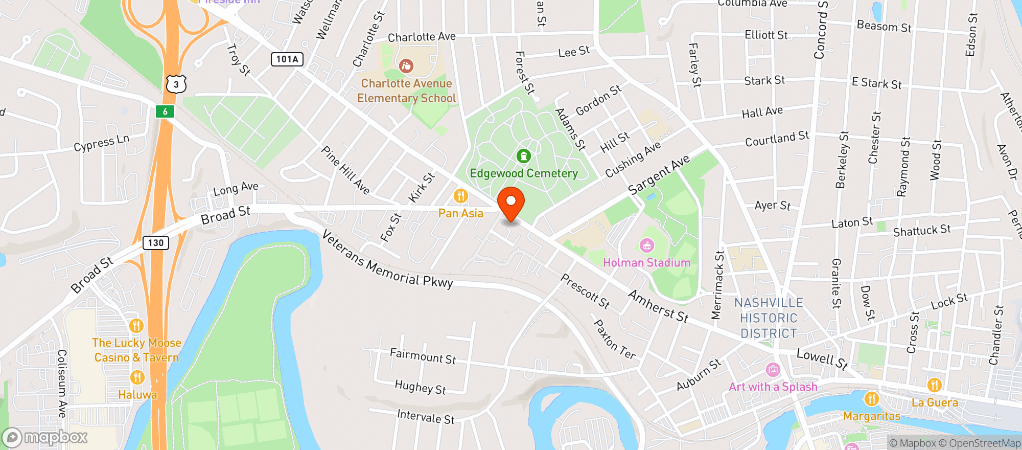 Map showing Cumberland Farms #5433