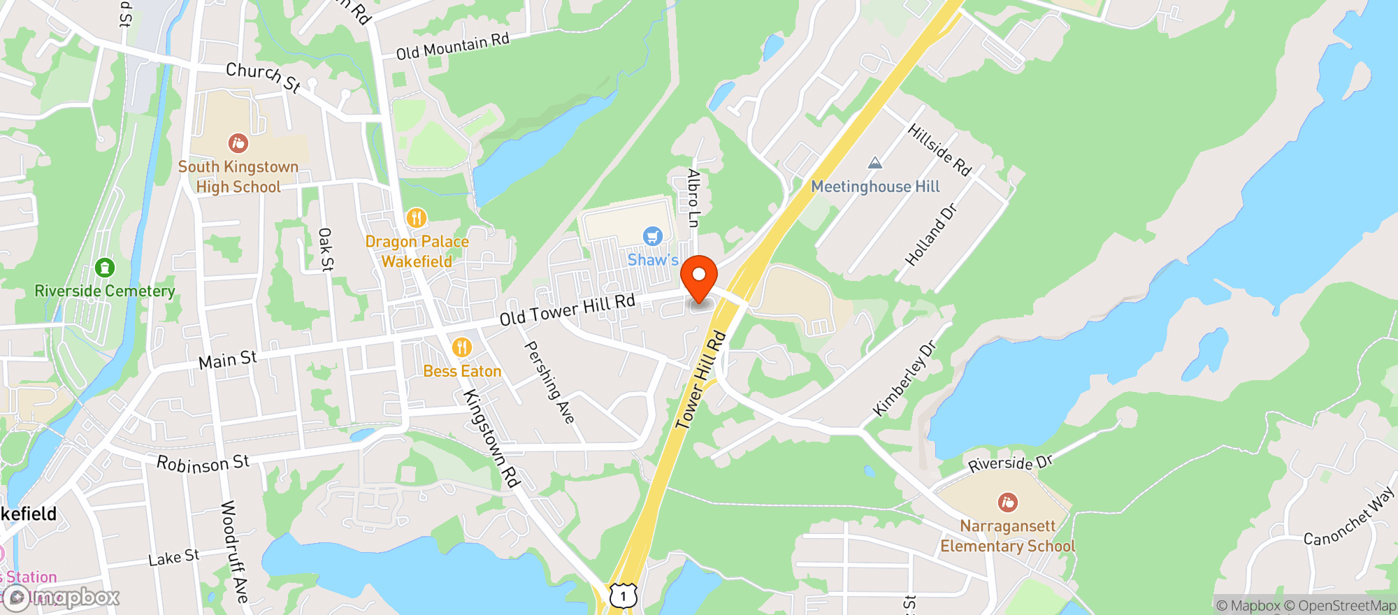 Map showing Geabers Liquors