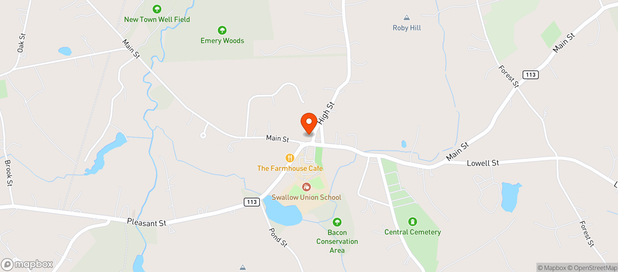 Map showing Wickham & Willoughby