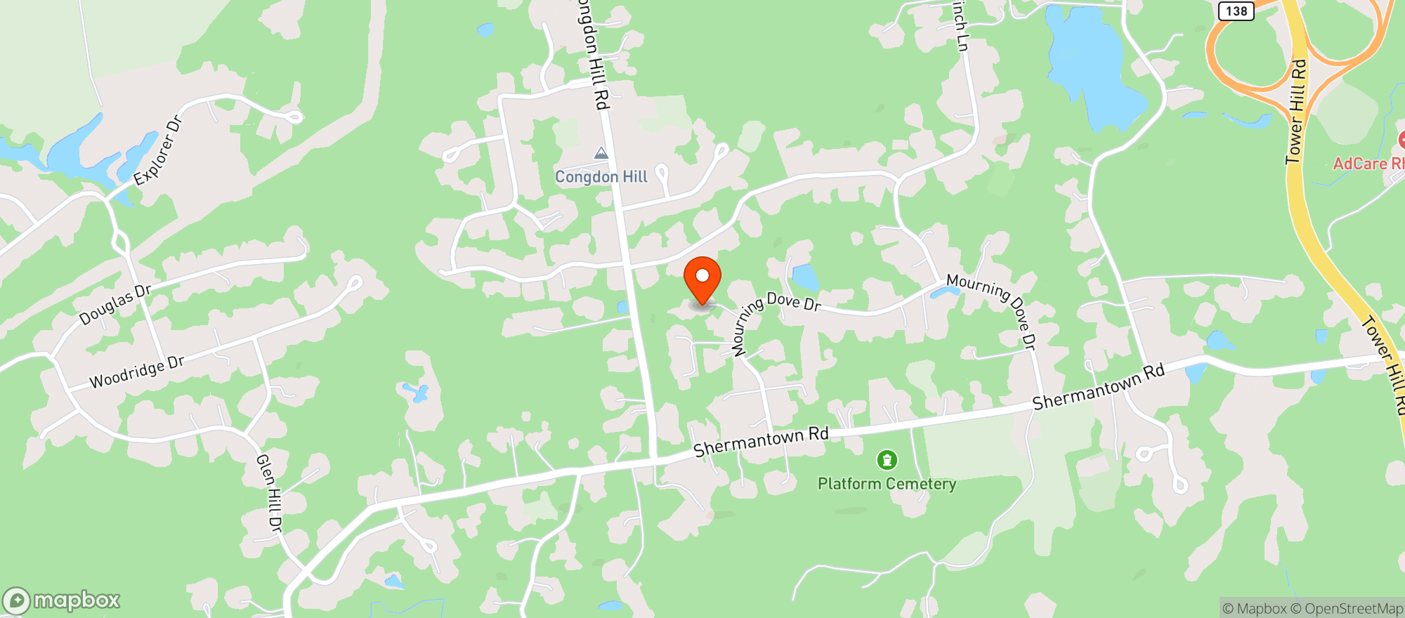 Map showing The Current