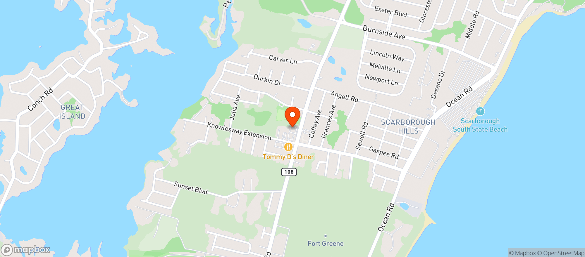 Map showing Schwabbys Wine & Spirits