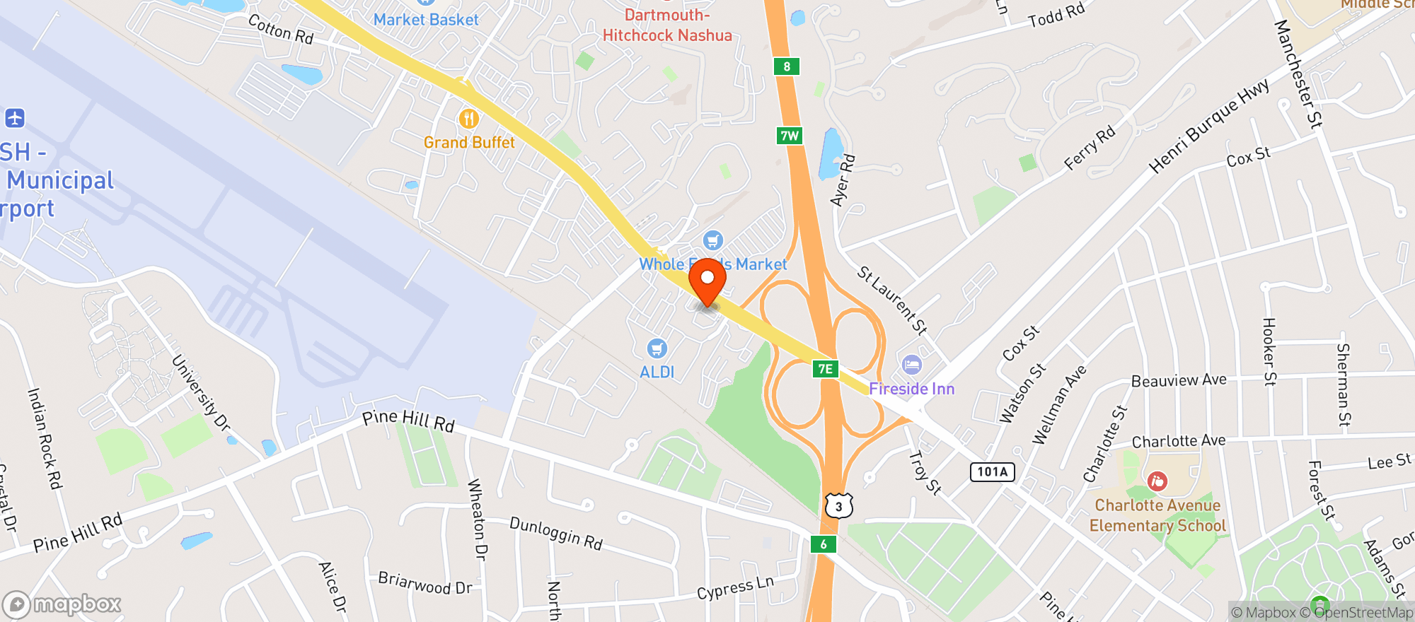 Map showing Alltown
