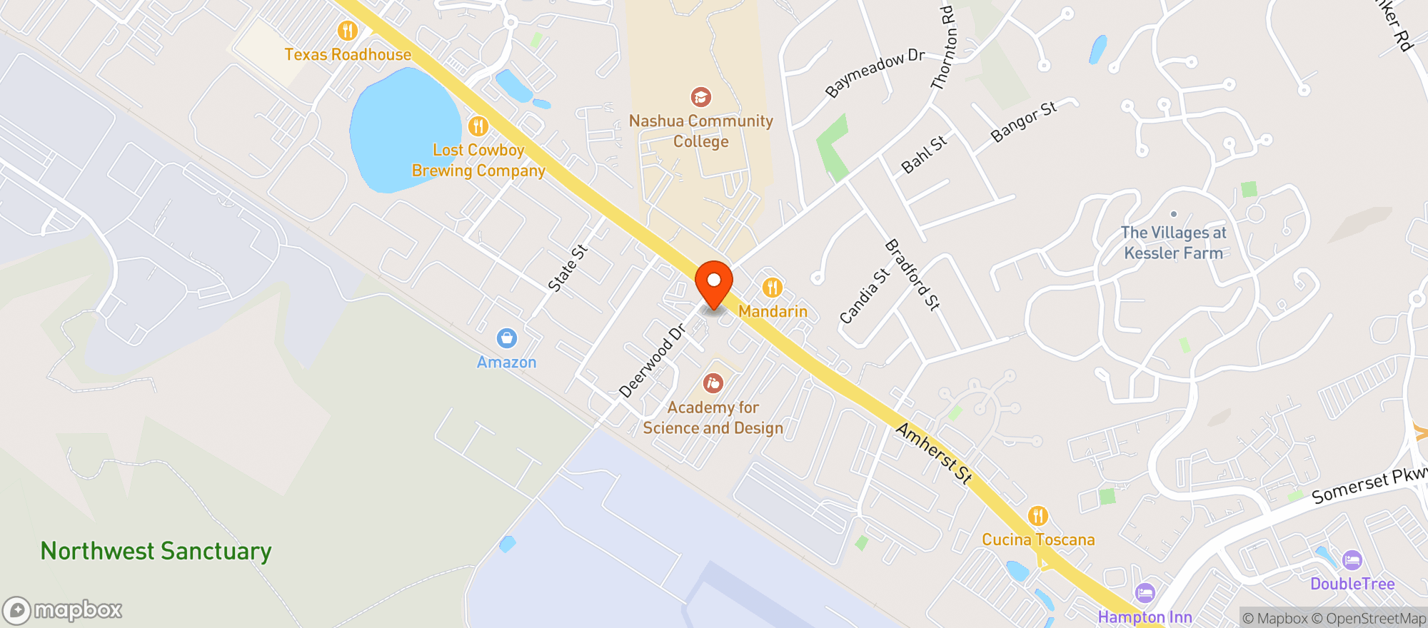 Map showing 7 Eleven