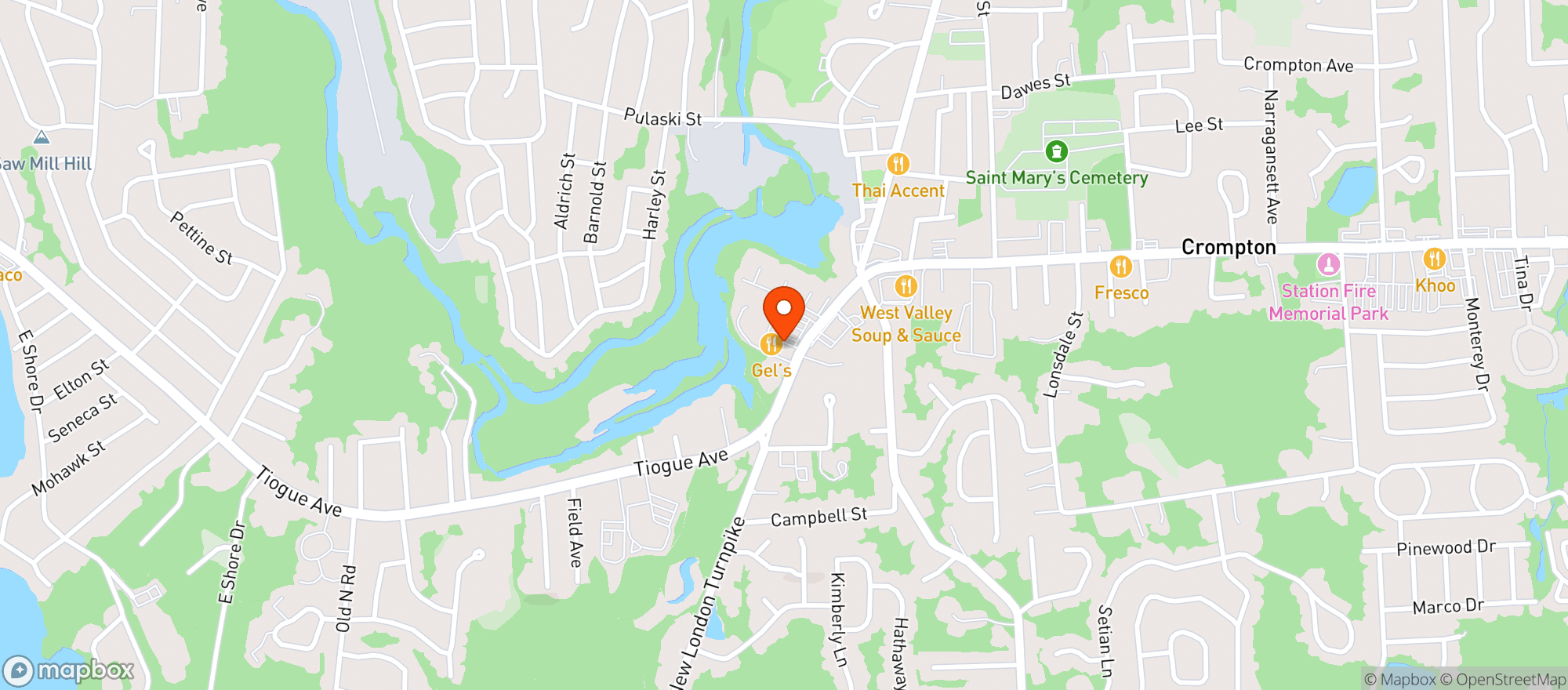 Map showing Liquor World