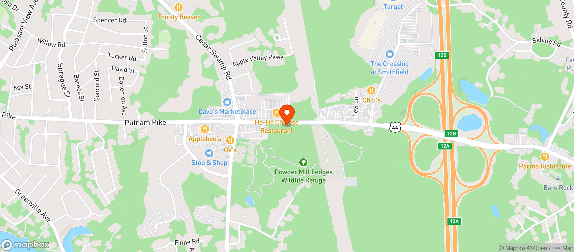 Map showing Gnc