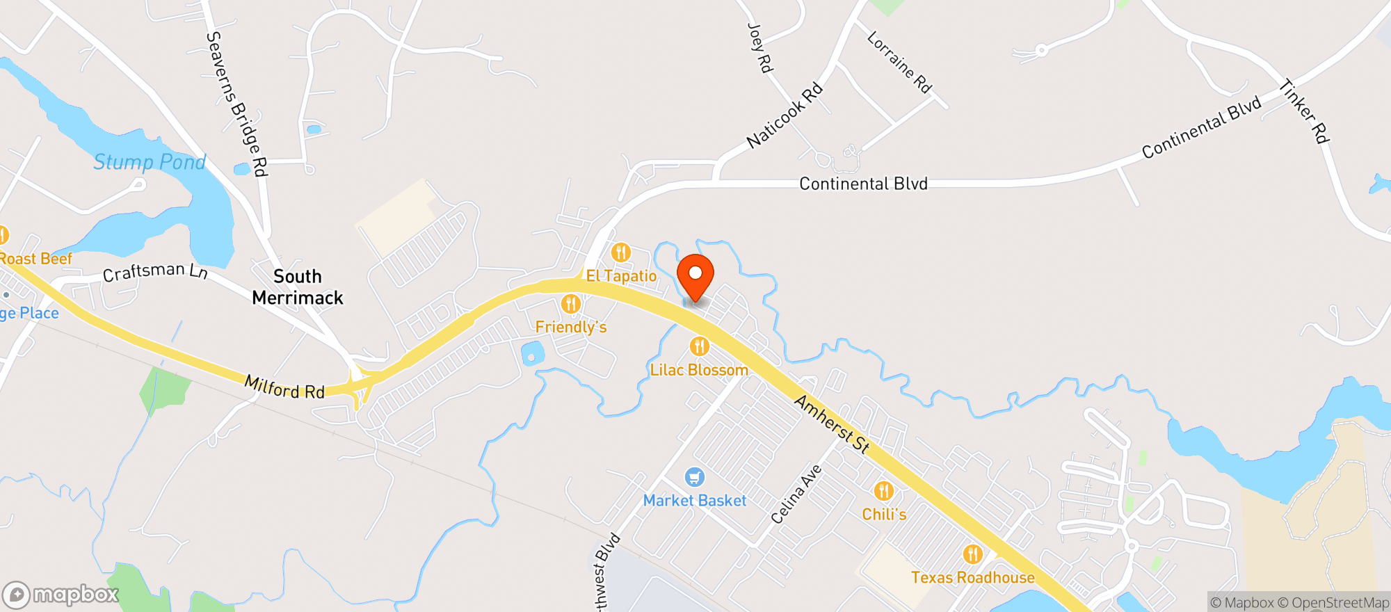 Map showing Giorgios Trattoria