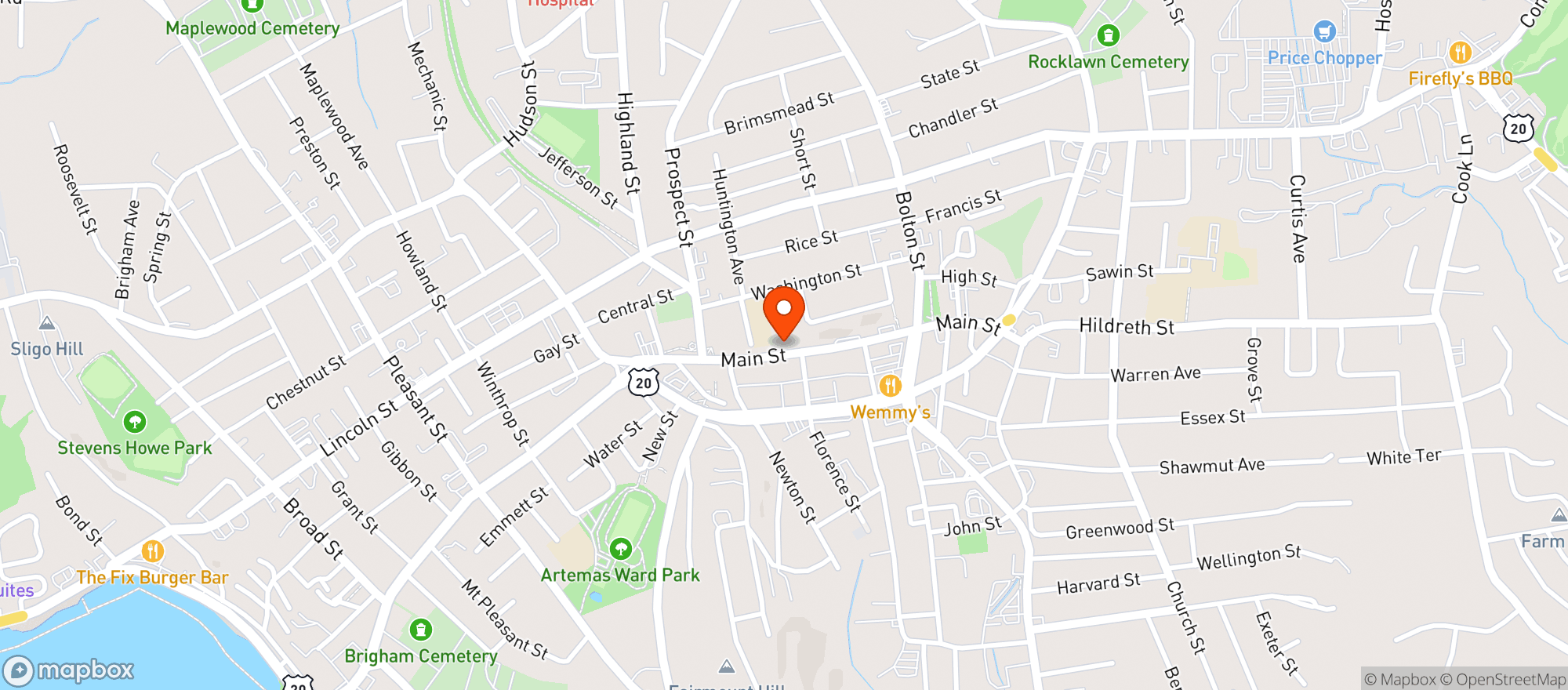 Map showing Picco