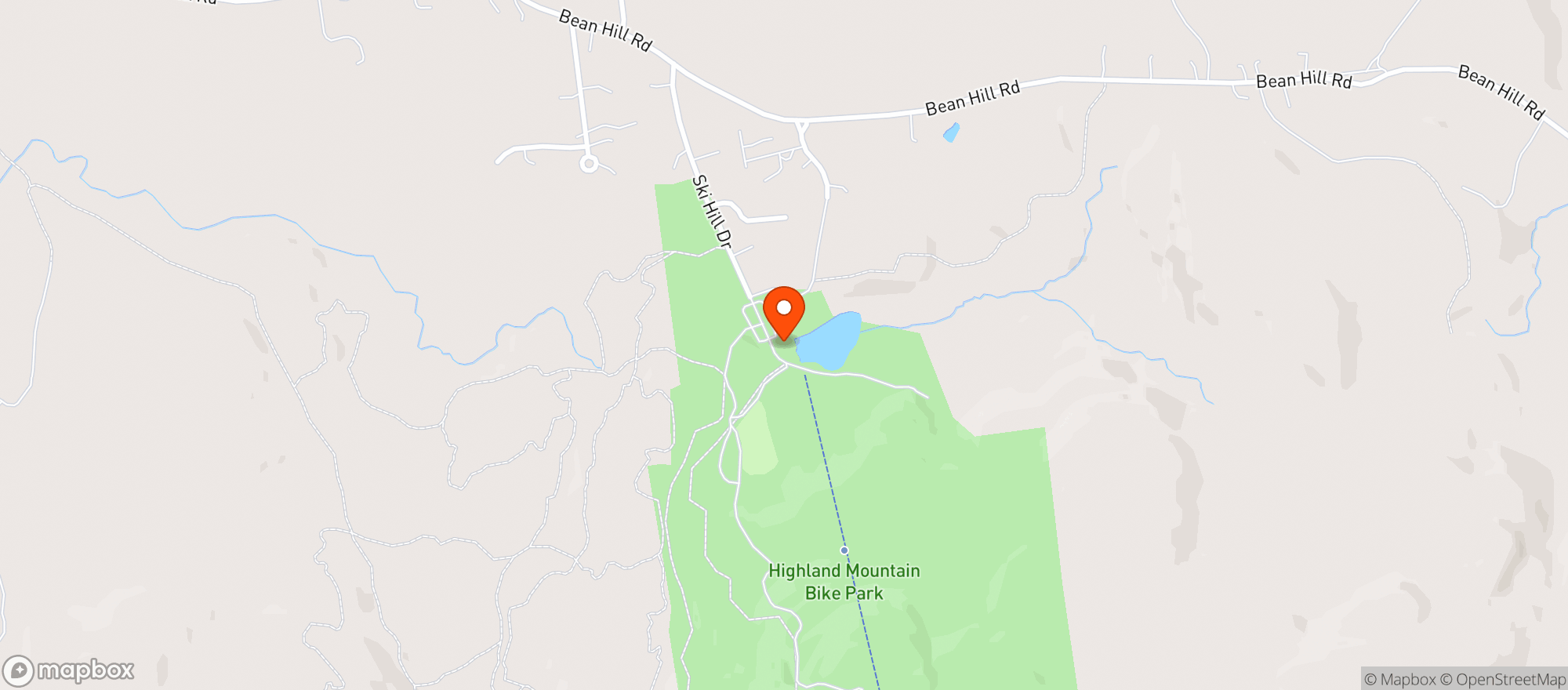 Map showing Highland Bar