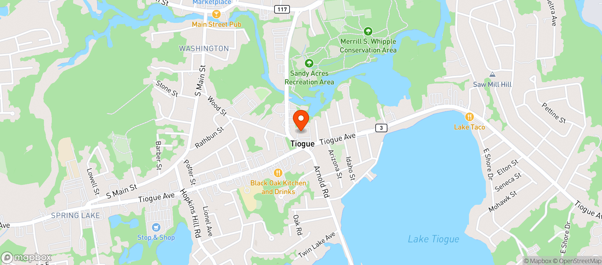 Map showing Crestwood Wine & Spiritis