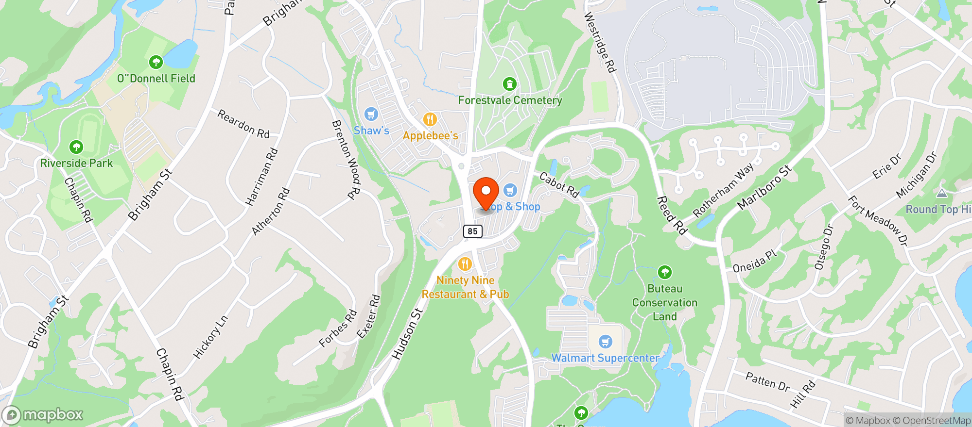 Map showing STOP & SHOP (10 TECHNOLOGY DRIVE)