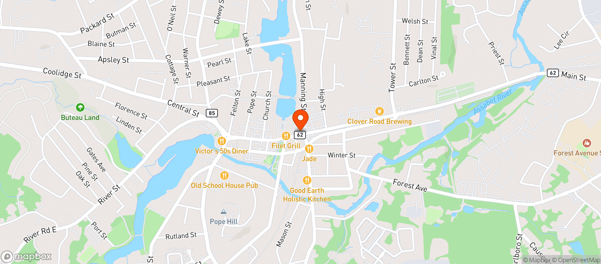 Map showing Amaia Martini Bar 