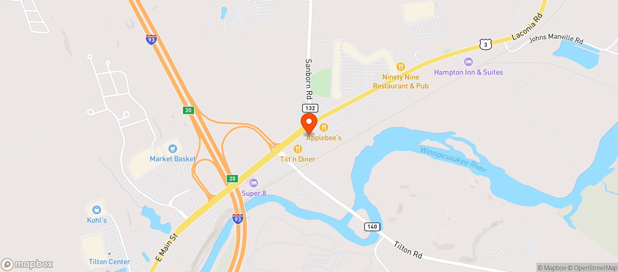 Map showing Seasons Corner Market #302