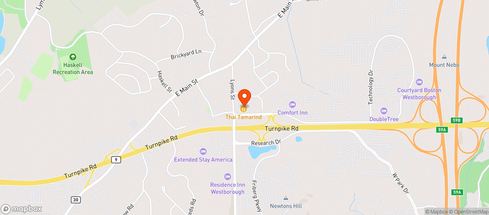 Map showing Harmans Wine & Spirits