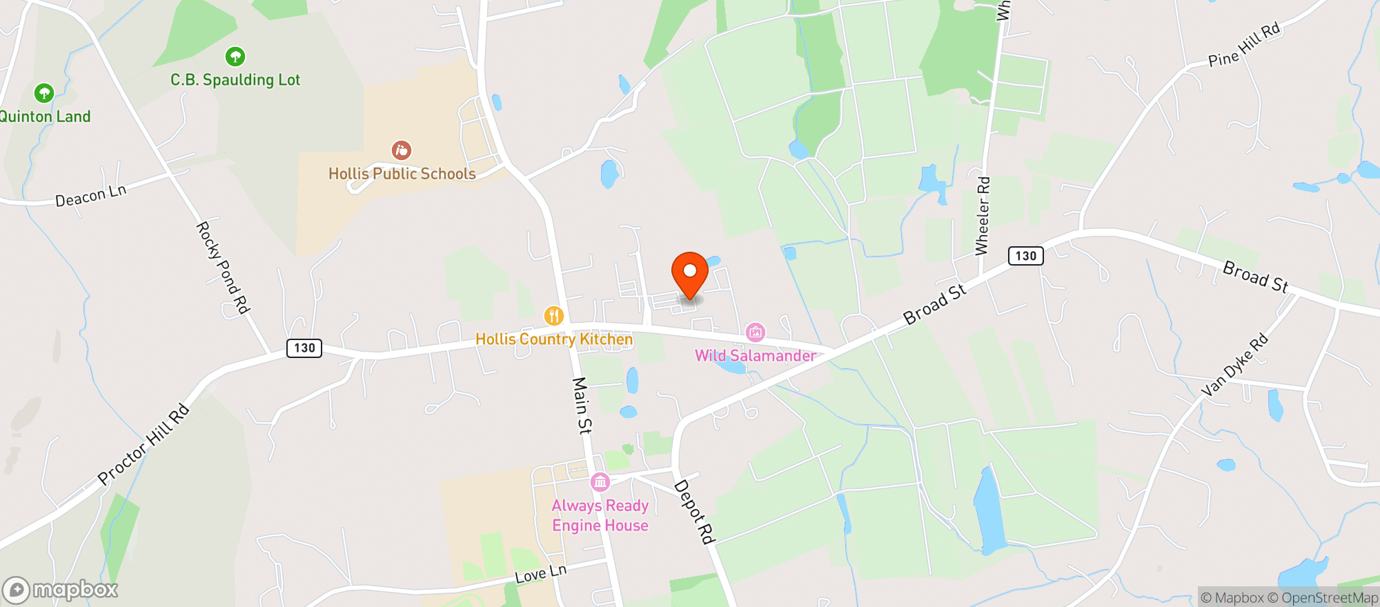 Map showing Buckleys Bakery & Cafe