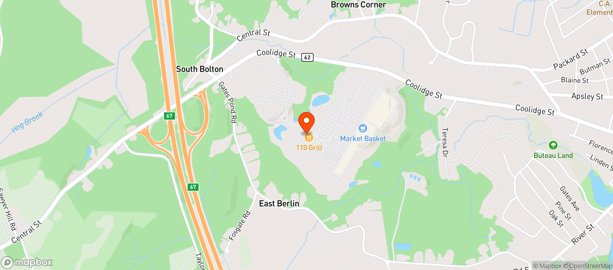 Map showing Gnc