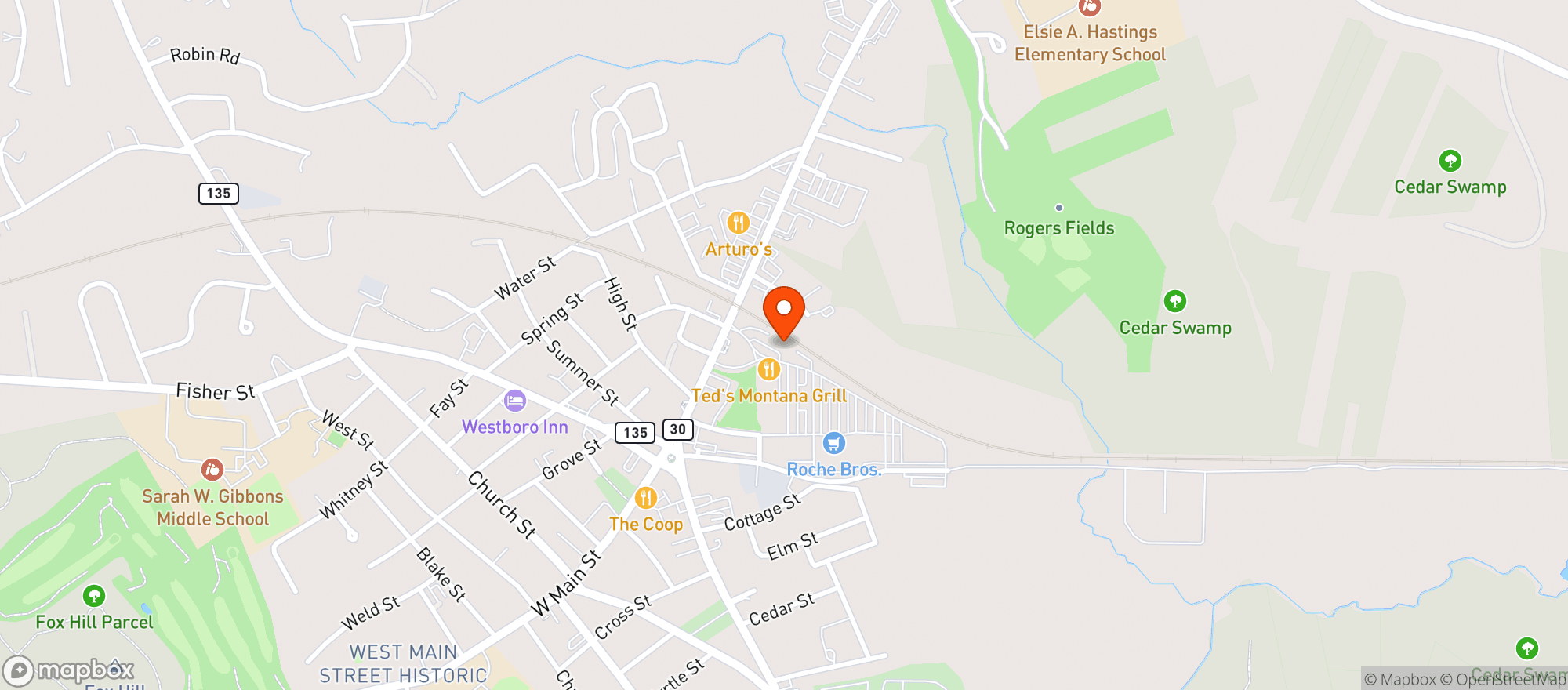 Map showing Brio 33