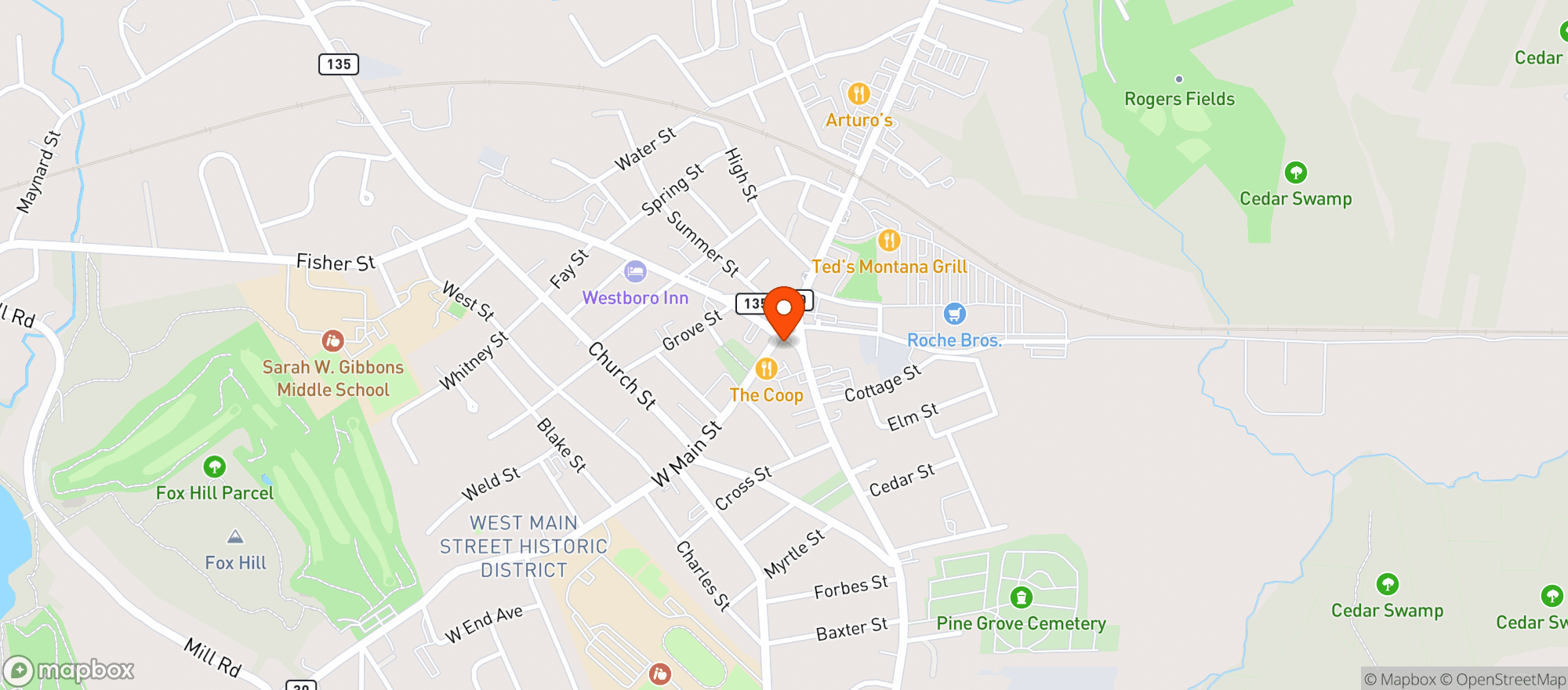 Map showing 7 Eleven #34430