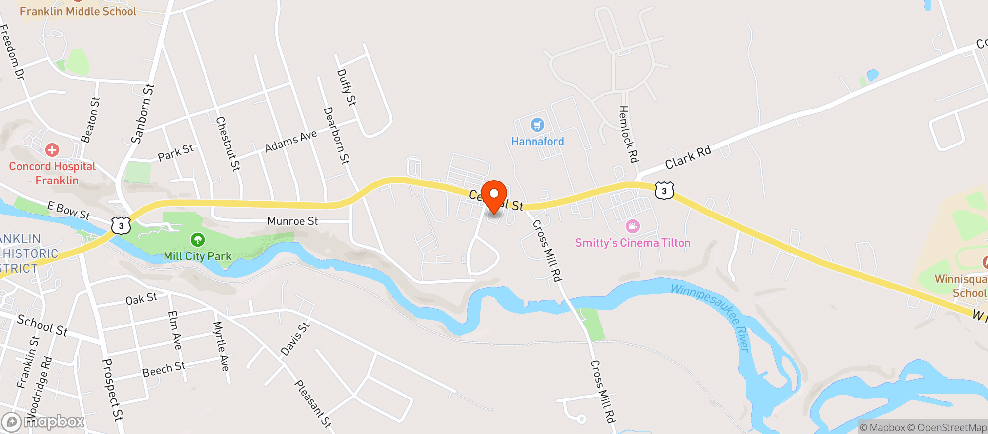 Map showing Circle K #4707270