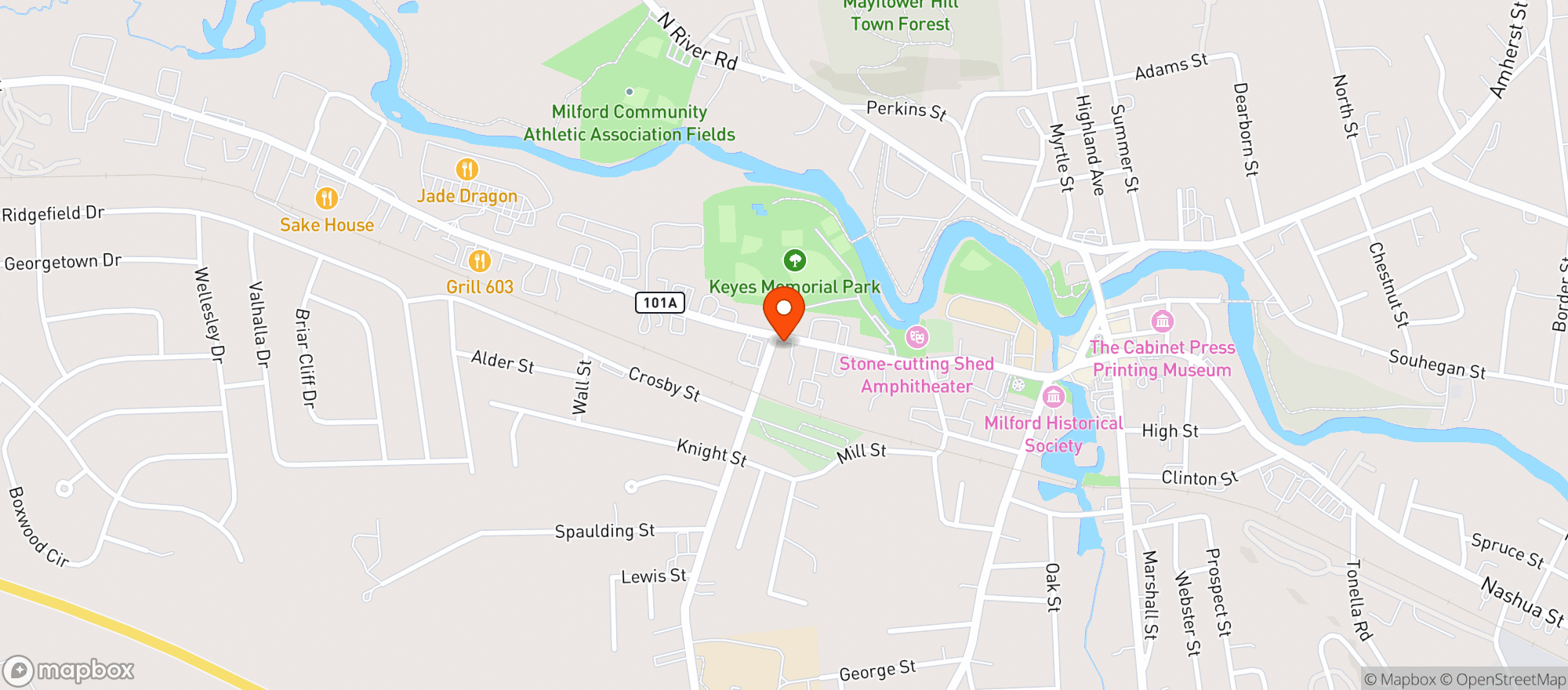 Map showing Shell