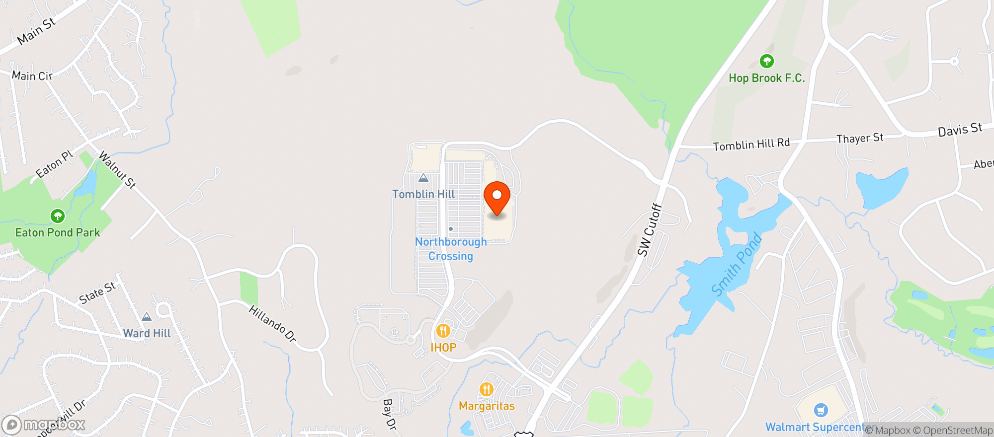 Map showing Wegmans Northborough