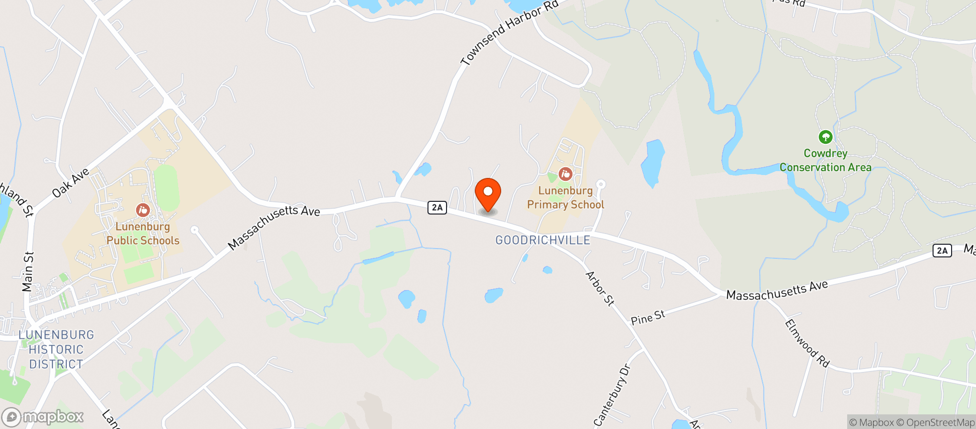 Map showing Jaxx Country Store & Spirits