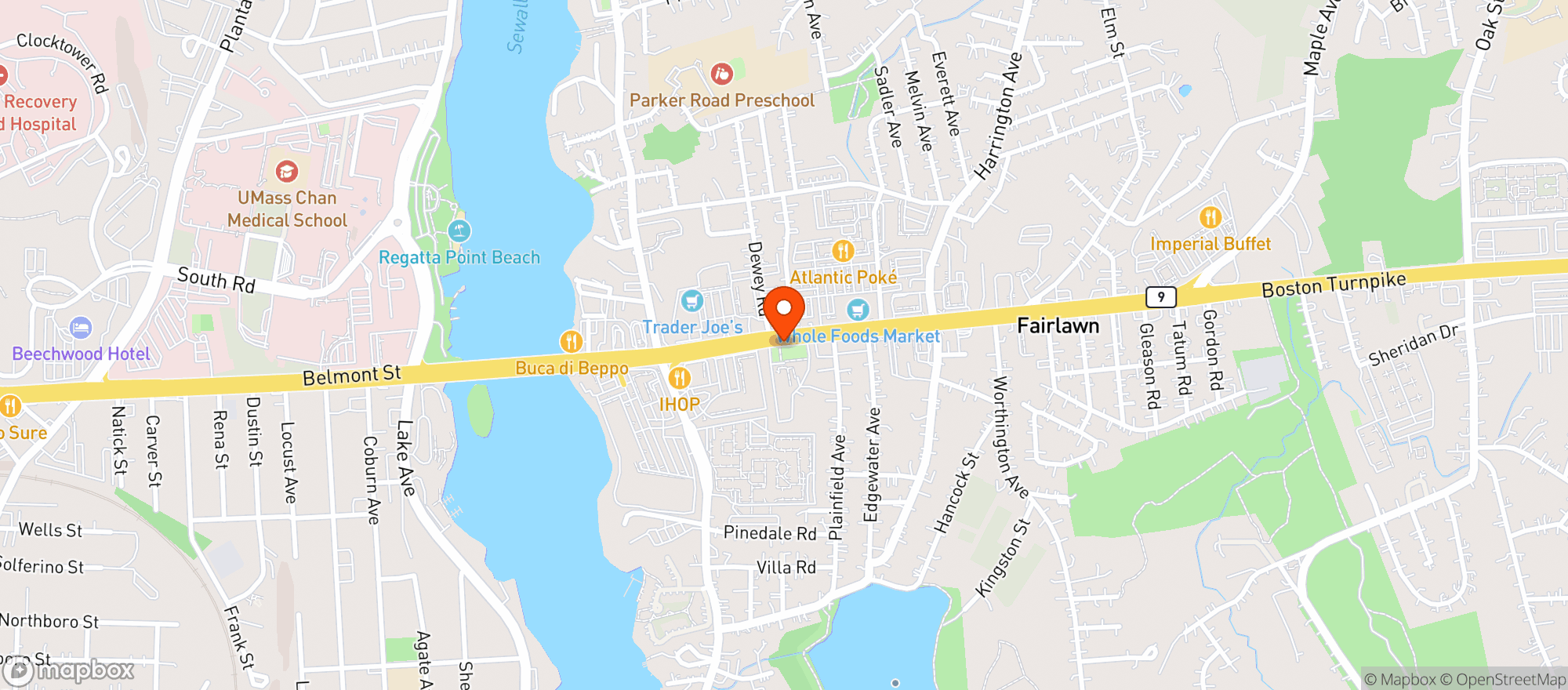 Map showing Shaws - 02470 - Shrewsbury