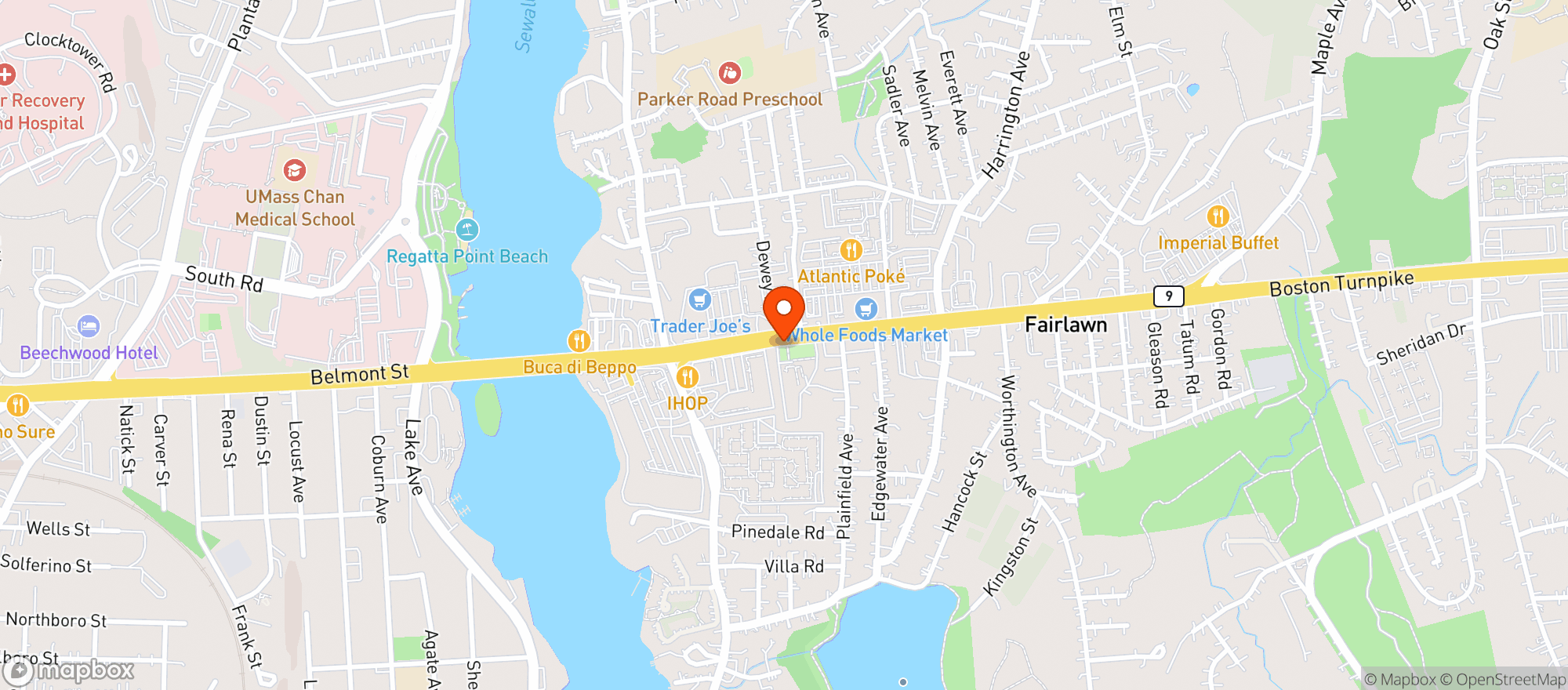 Map showing Gnc