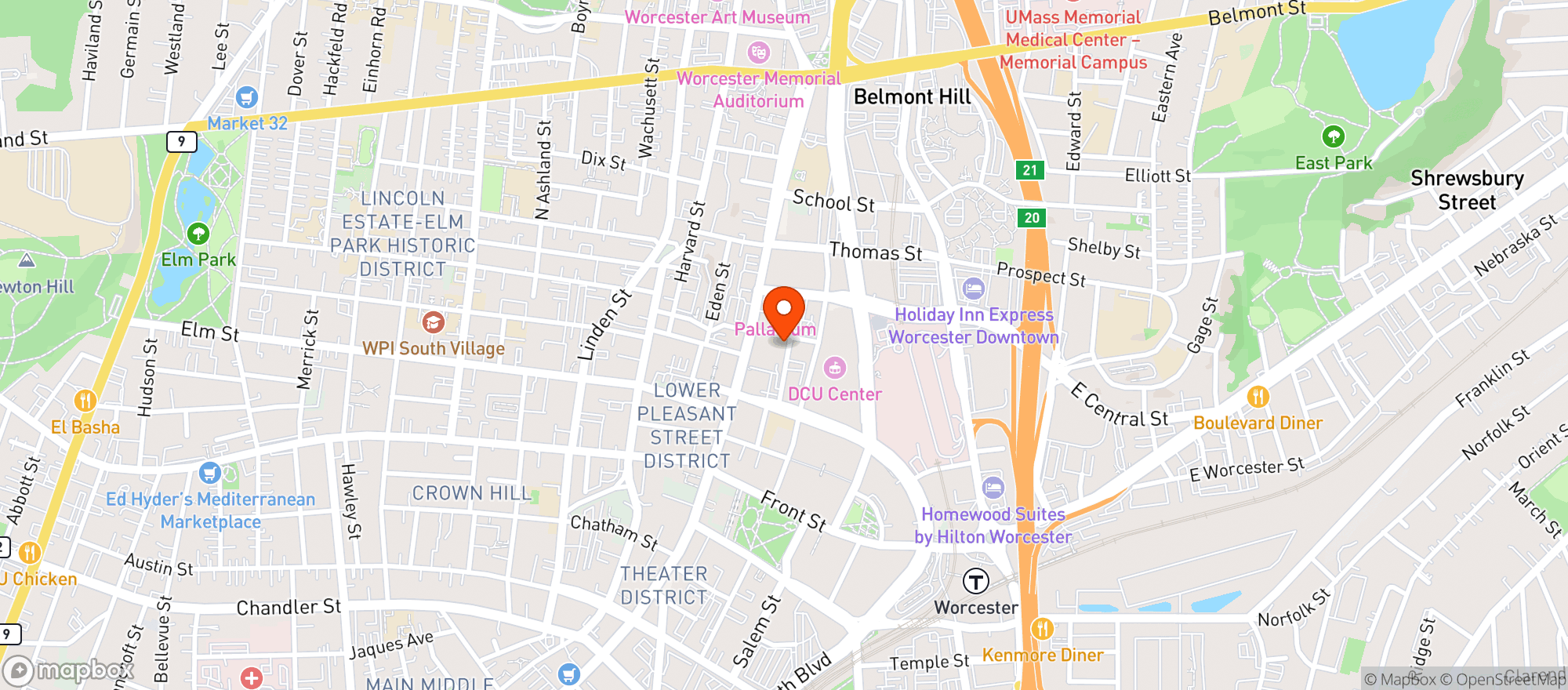 Map showing Moynaughs Tavern