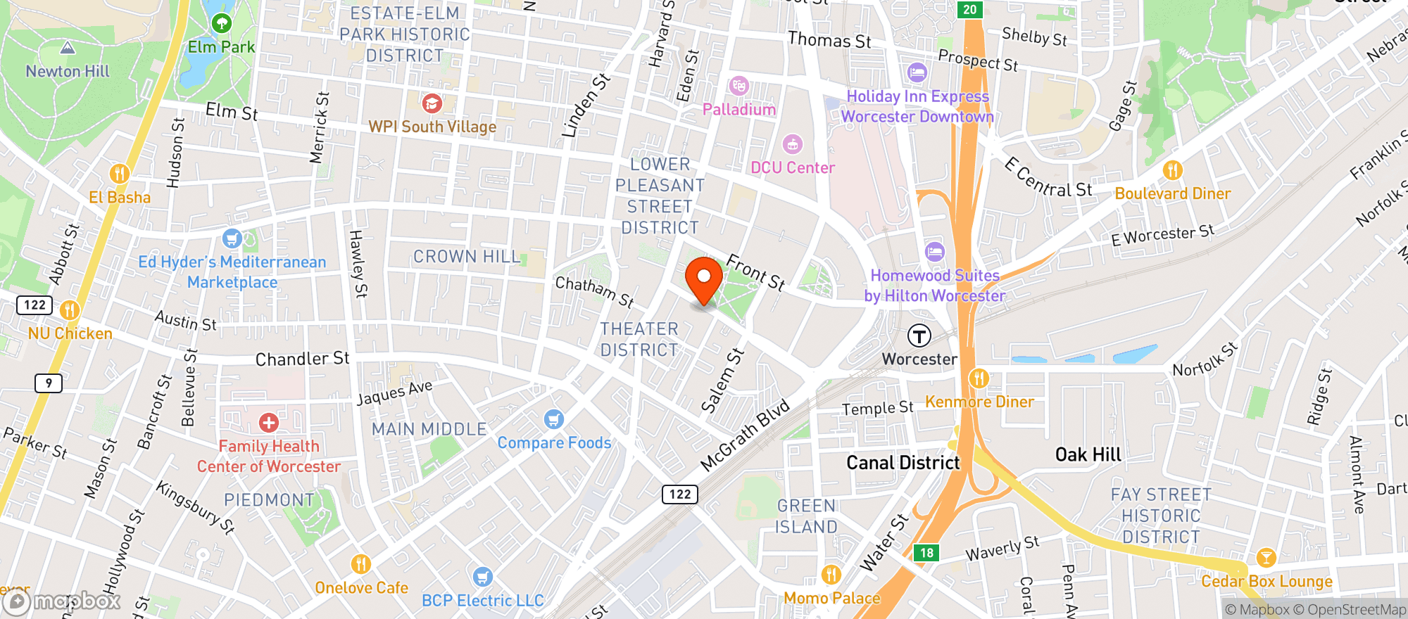 Map showing Rio Viejo Cocina De Mexico