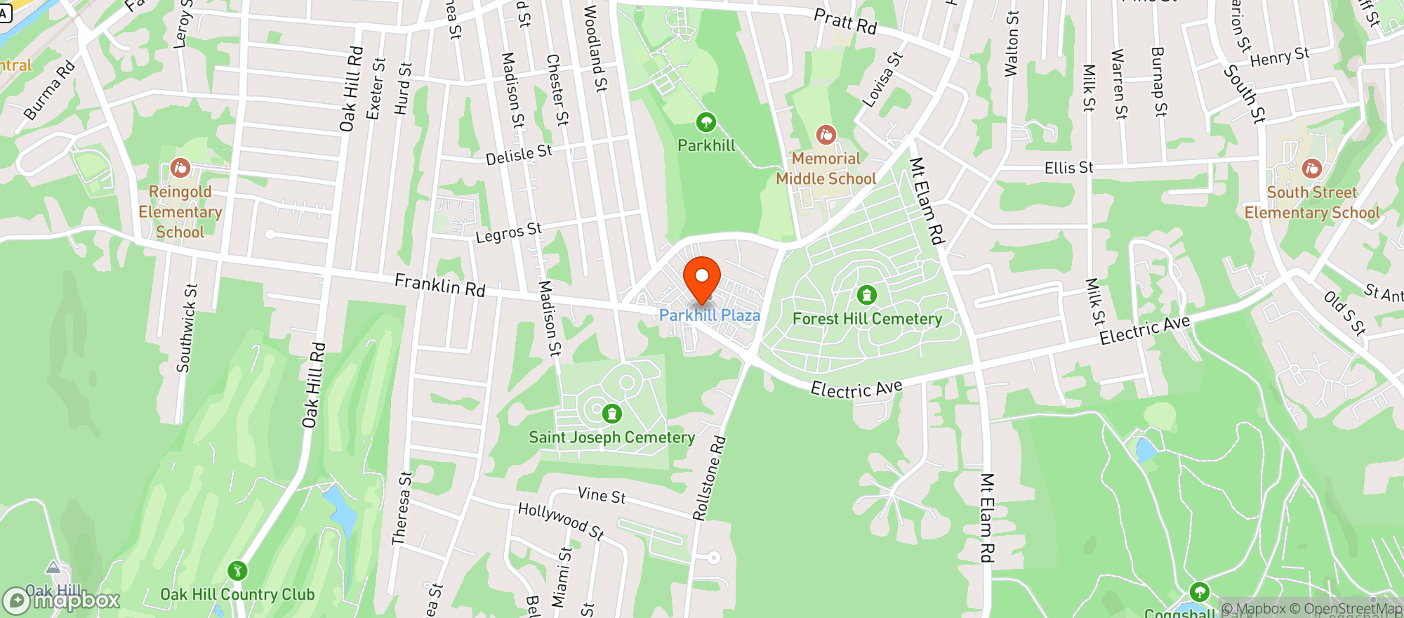 Map showing Wyman's Liquors