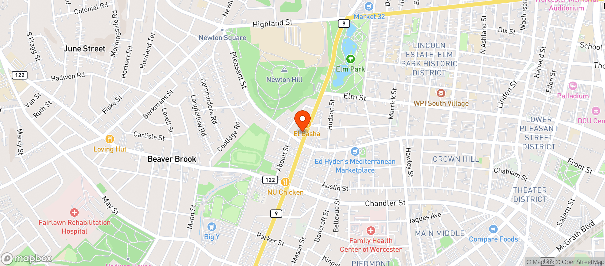 Map showing Loft 266