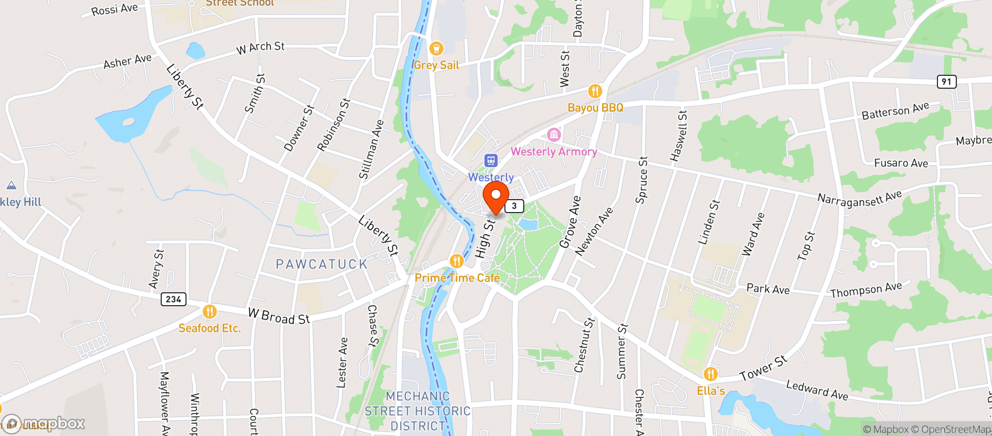 Map showing Koi Japanese Cuisine