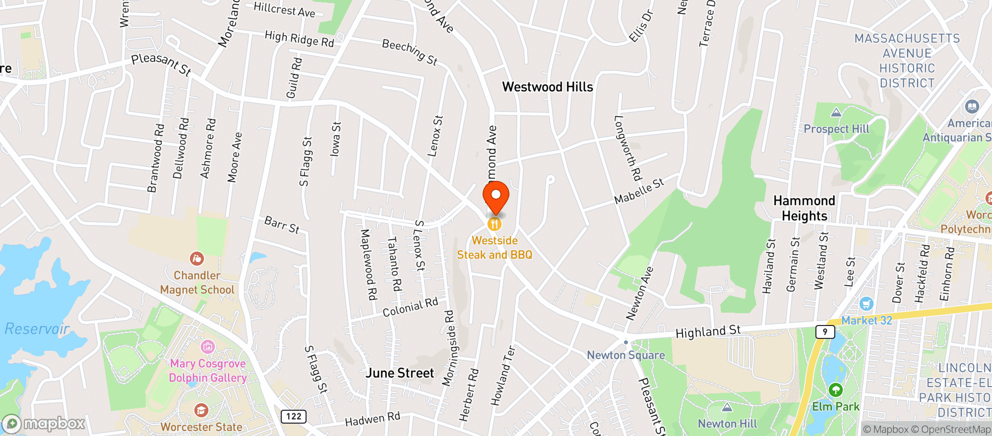 Map showing Big Bob's Liquors