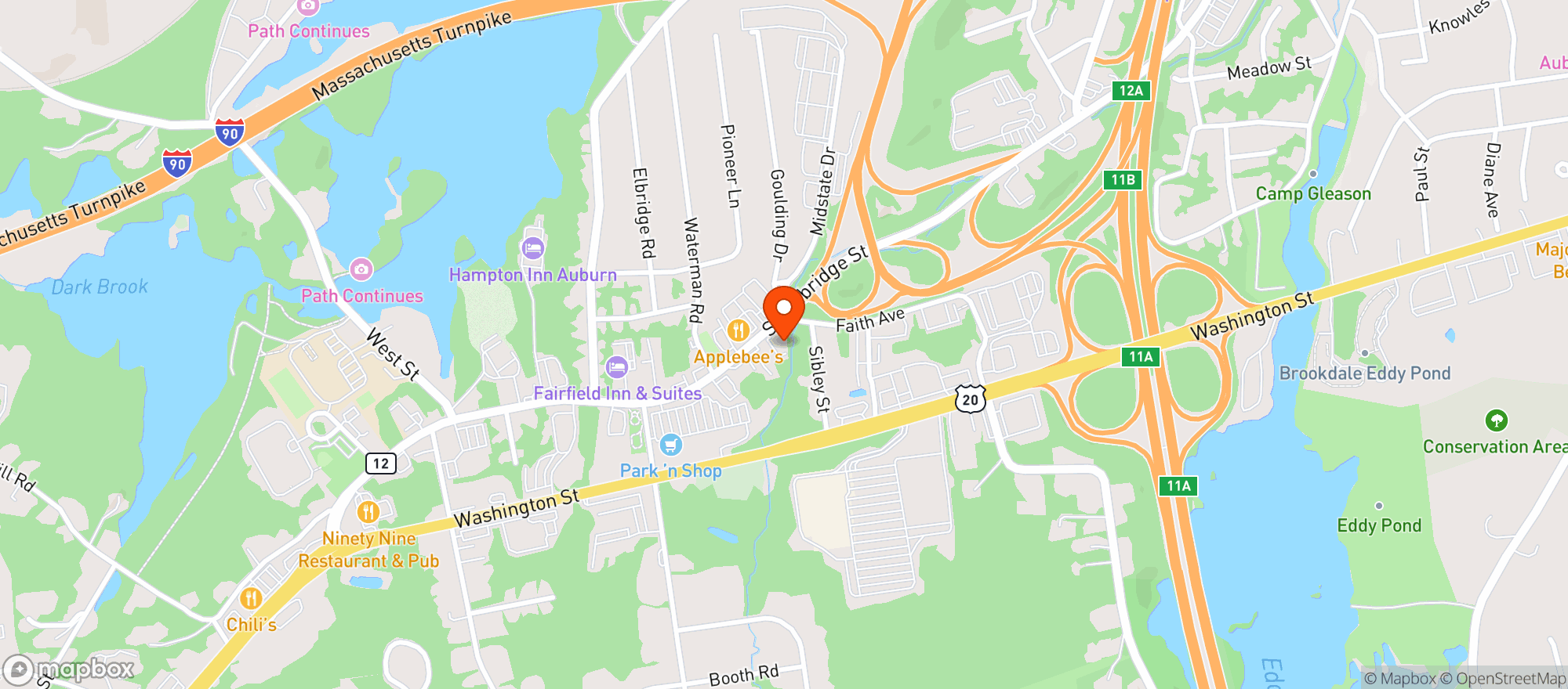 Map showing Colony Liquors