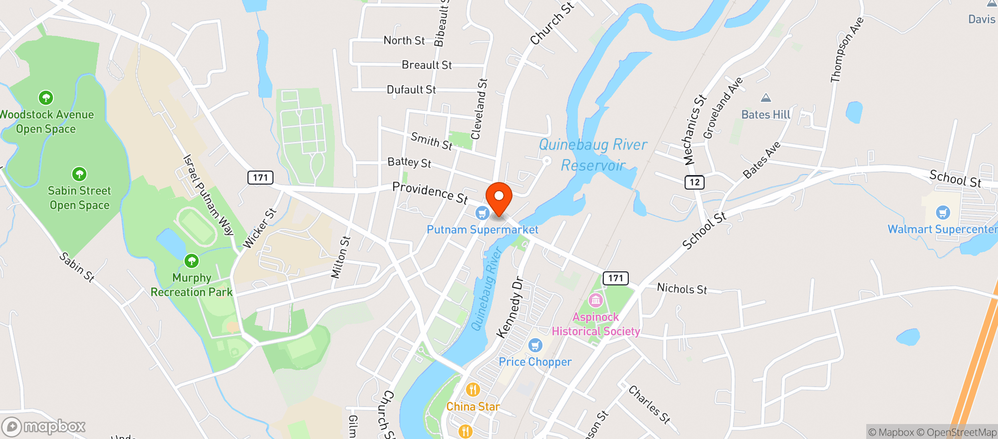 Map showing Sunny's Discount