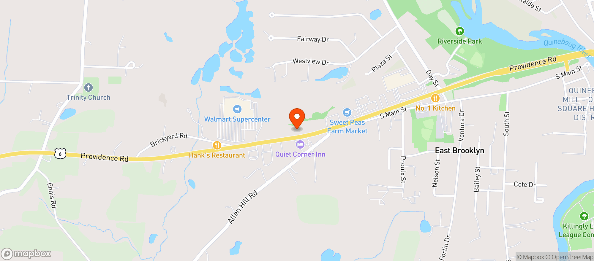 Map showing B'S DISCOUNT W&S BROOKLYN