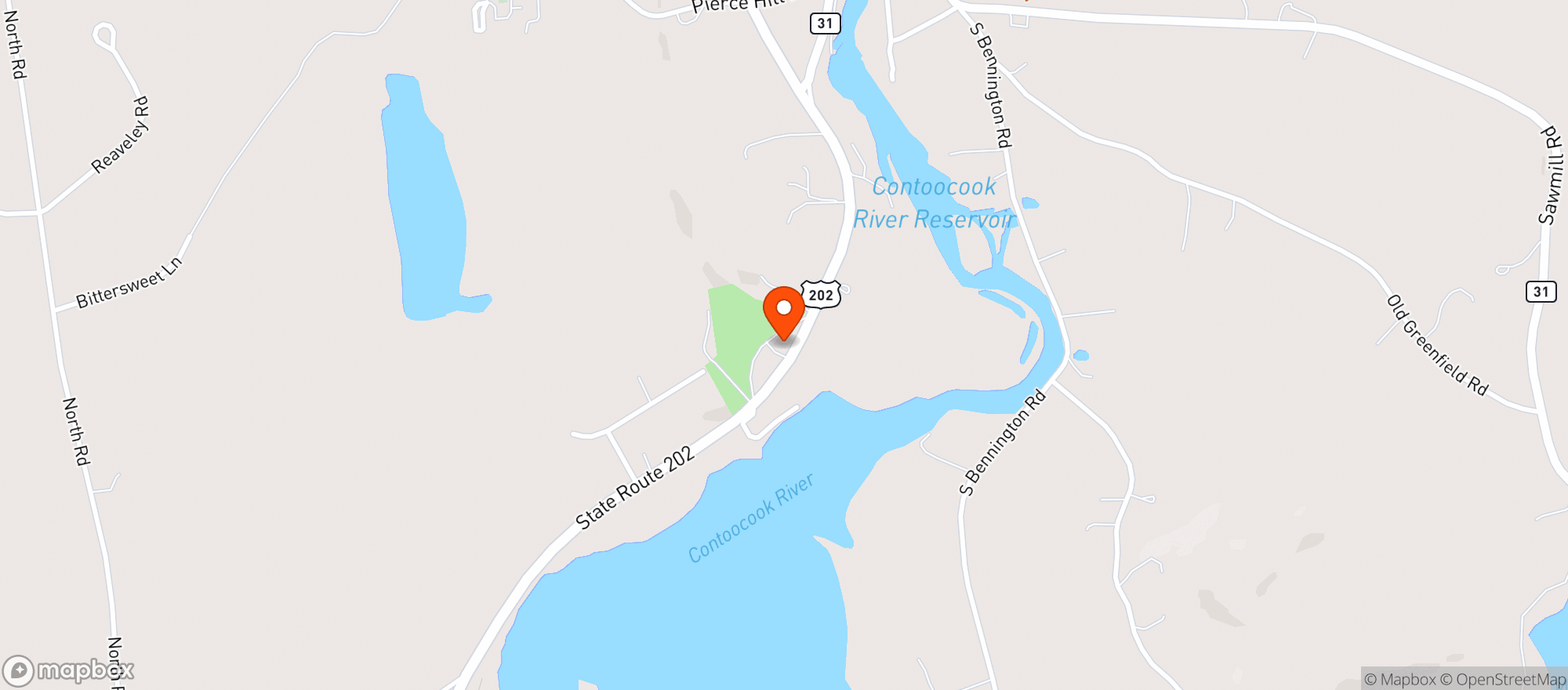 Map showing Harris Mini Mart