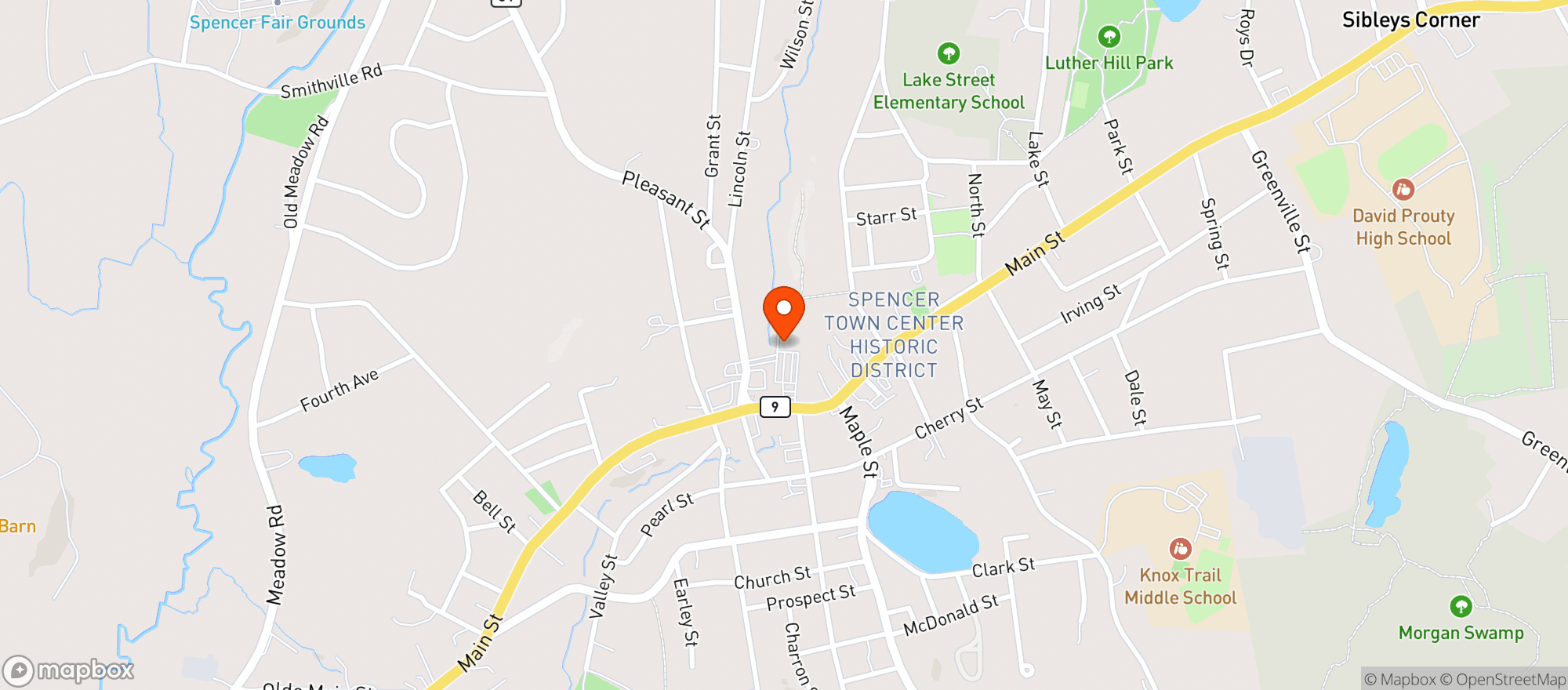 Map showing Liquor Barn
