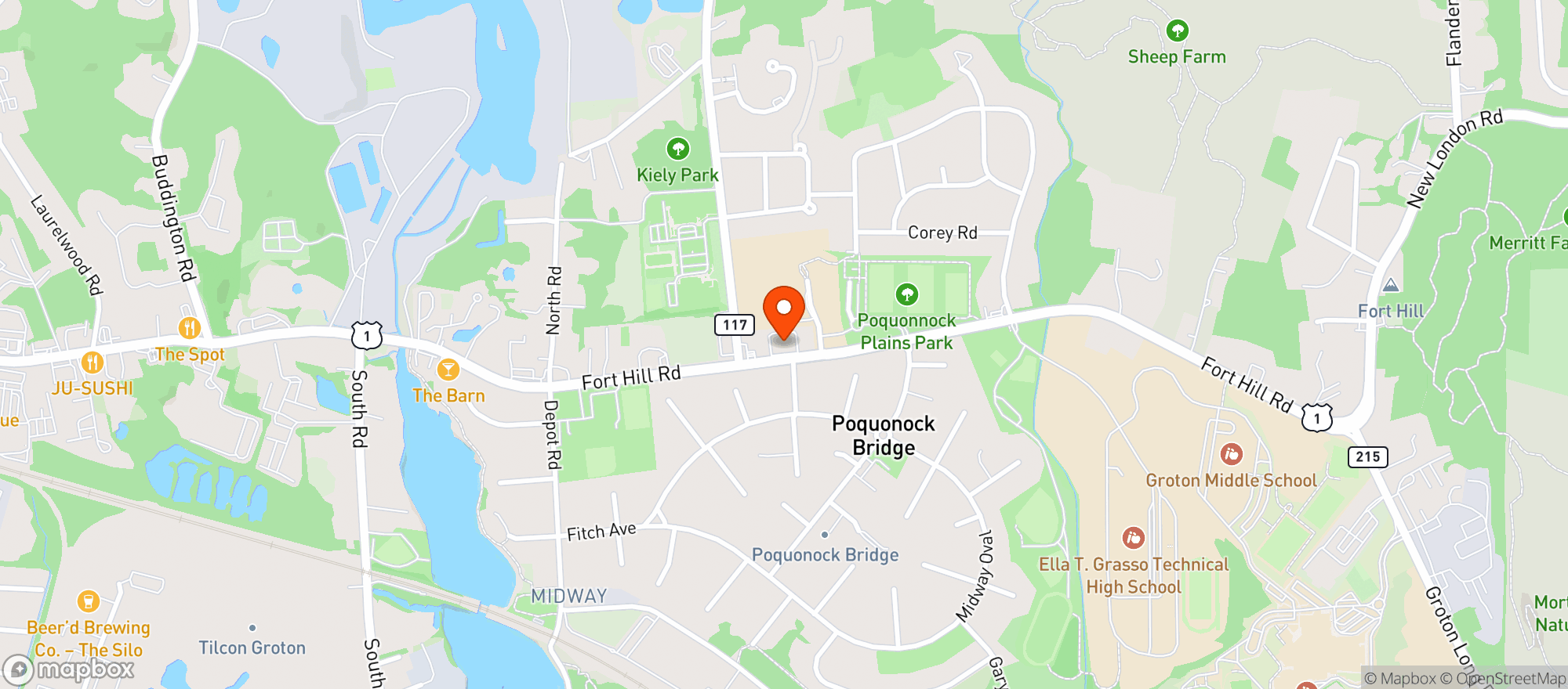 Map showing Liquor Palace