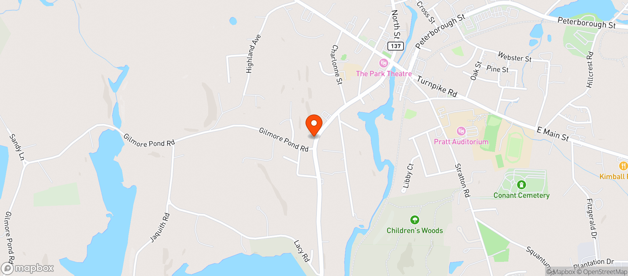 Map showing Circle K #2656285