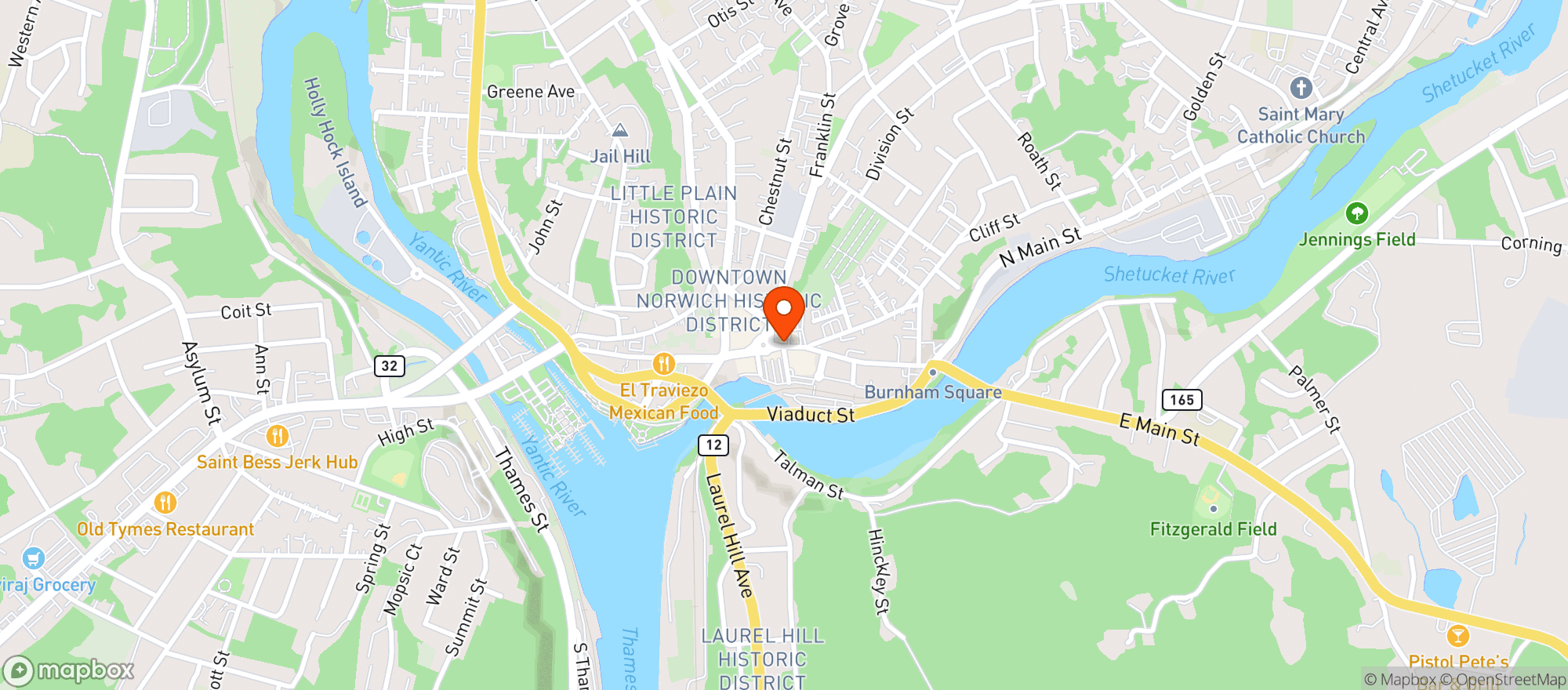 Map showing Discount Liquor World