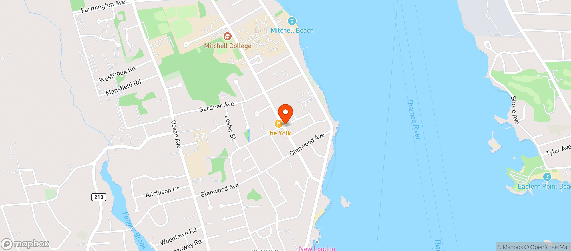 Map showing Ocean discount W&S