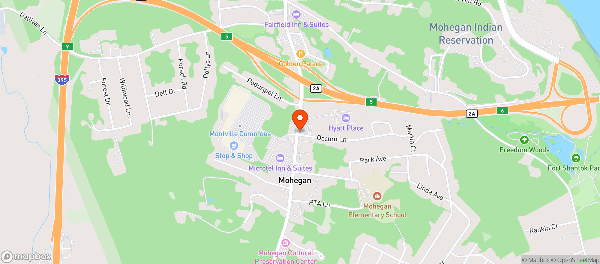 Map showing Stop & Shop - 0678 - Montville