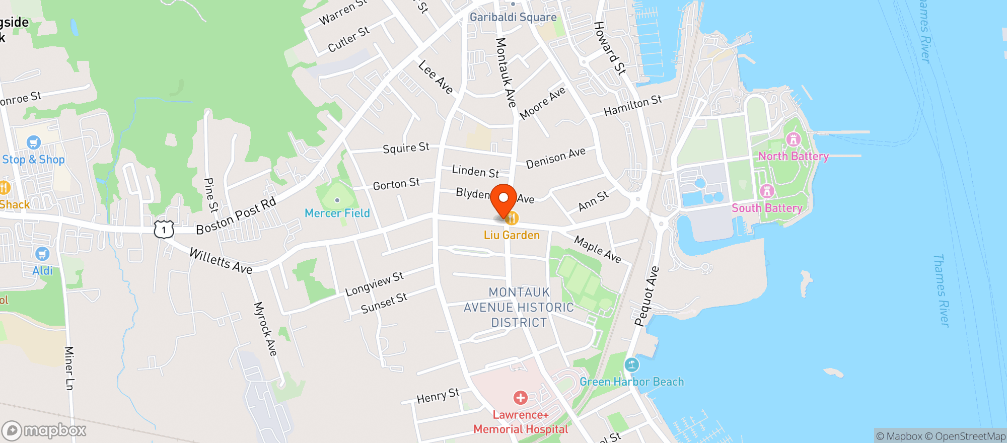 Map showing A2Z Wine & Spirits