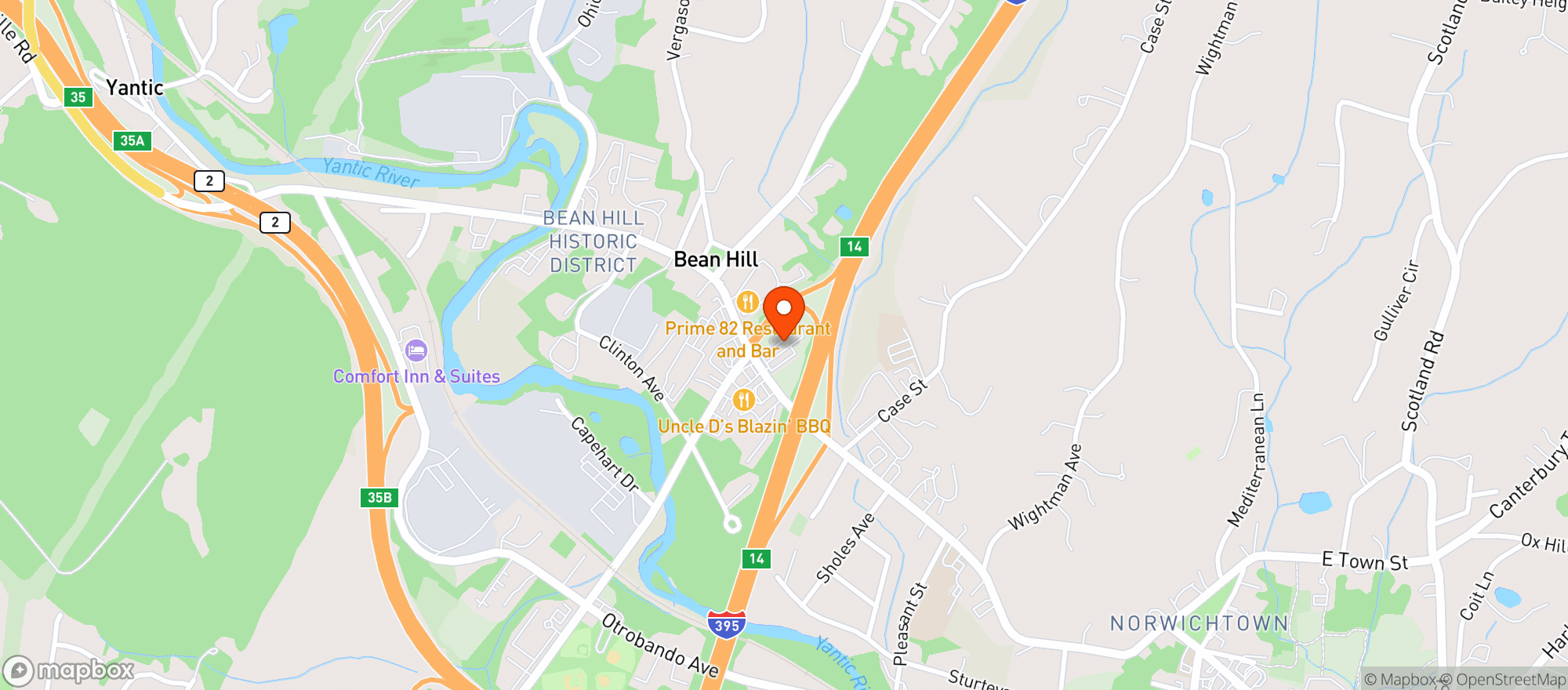 Map showing Primes 82 Restaurant & Bar